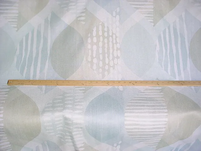 15-7/8Y Kravet Lee Jofa Geometric Linen Print Drapery Upholstery Fabric