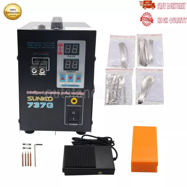 SUNKKO 737G Spot Welder 1.5KW LED Light for 18650 Battery Pack Spot Welder