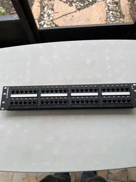 ORTRONICS Cat5 Patch Panel 48 Port Model OR-SP5EU48