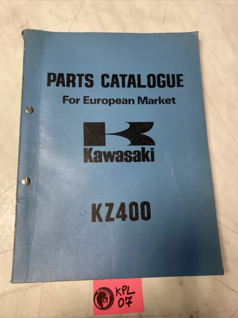 Kawasaki Z400 Z 400 catalogue pièces détachées parts list 400Z