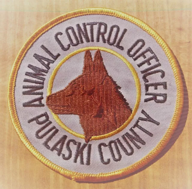 GEMSCO NOS Vintage Patch ANIMAL CONTROL OFFICER PULASKI COUNTY VA  Original 1995
