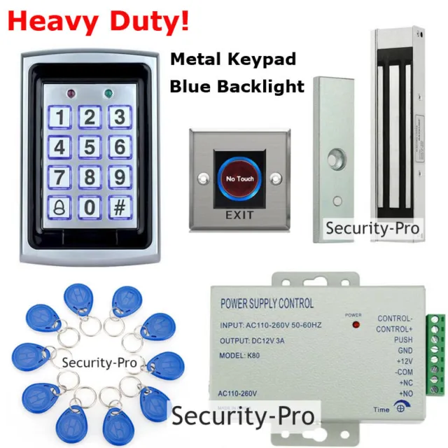 RFID Card&Password Door Entry Access Control Kit+ Door Magnetic Lock+ IR Exit