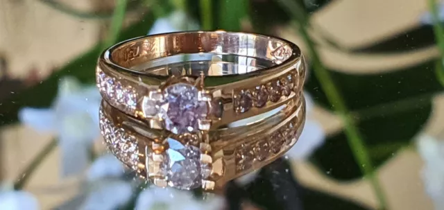 Genuine Pink Diamond From Argyle Mine 18ct Rose Gold Ring "One Only" $68,675.00