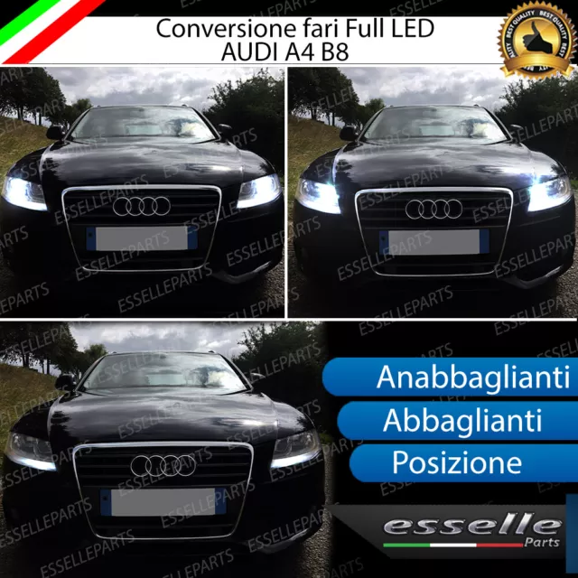 Kit Fari Full Led Audi A4 B8 Anabbaglianti Abbaglianti E Luci Diurne Led 6000K