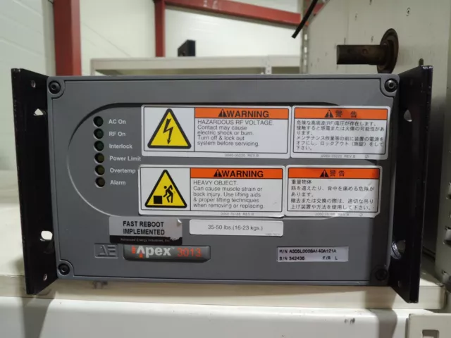 AE Advanced Energy APEX 3013 A3D5L000BA140A121A AMAT 0920-00049 / Free Shipping