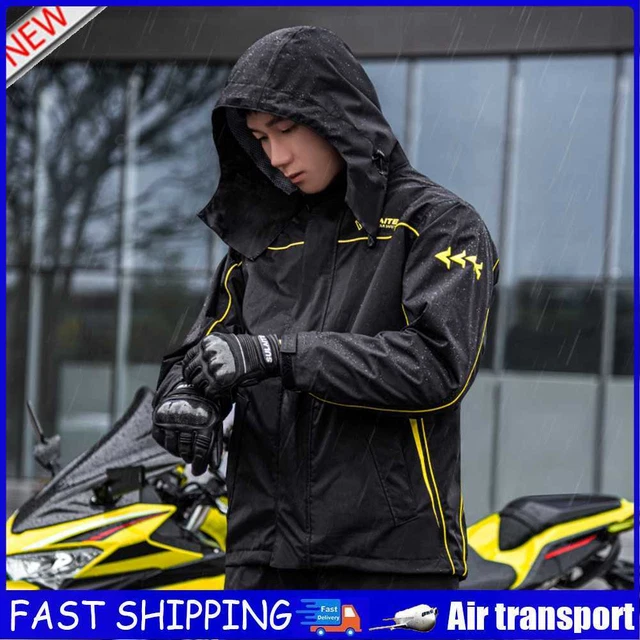 SULAITE Cycling Raincoat Women Men Motorbike Rain Suit Rain Set with Storage Bag