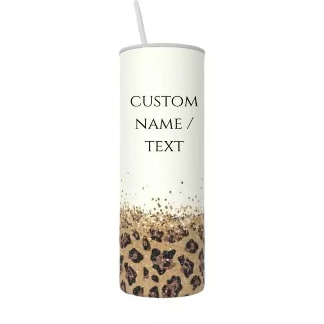 Leopard Stainless Steel Tumbler Cup 20oz Insulated Hot or Cold Beverages
