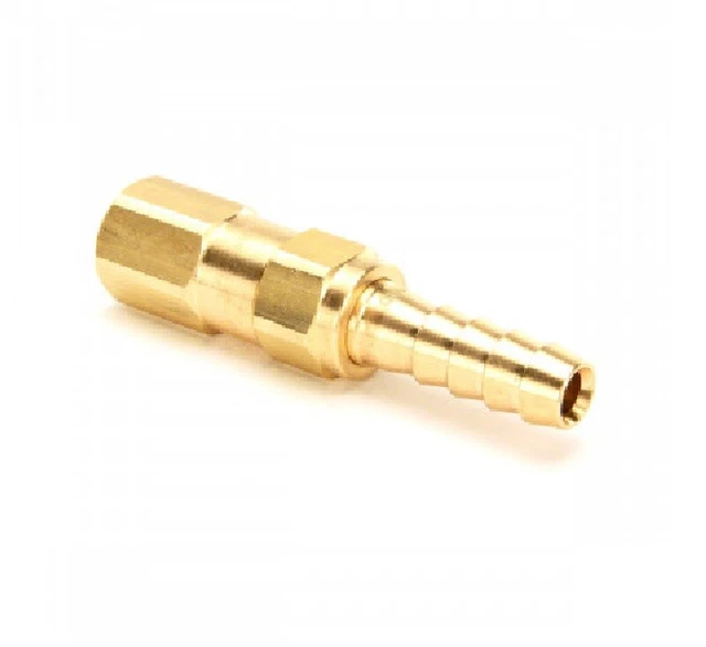 4 of TeeJet Brass Swivel 1/4" FNPS x 3/8" Hose Barb For 23 Series Spray Gun