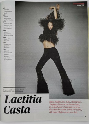 LAETITIA CASTA FRENCH magazine Télérama 2022 £12.14 - PicClick UK