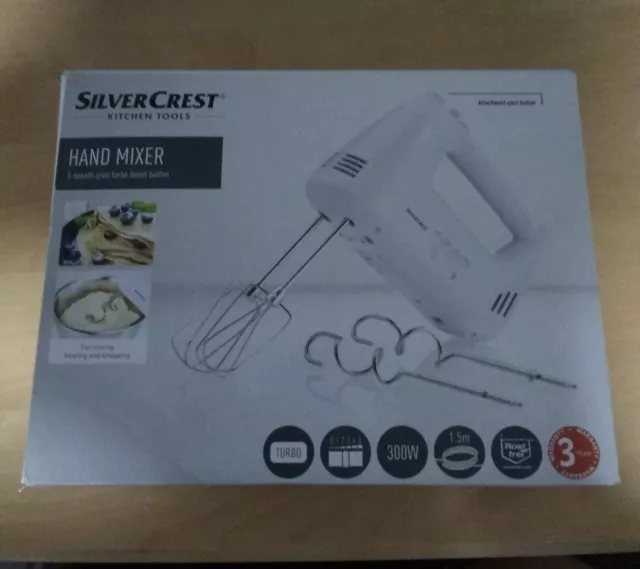 SILVER CREST HAND Mixer for mixing, beating and kneading turbo £24.99 -  PicClick UK