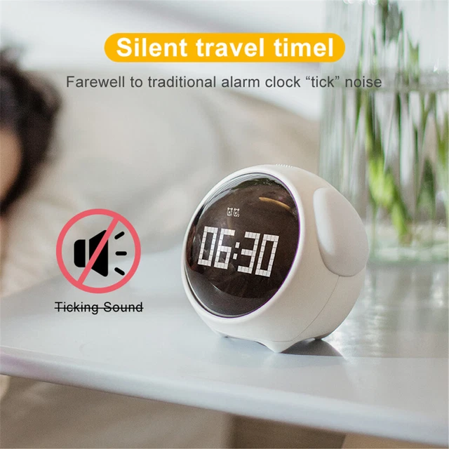 NEW Beep Alarm Clock Night Light Digital LED Large Display Bedside Desk Children 3