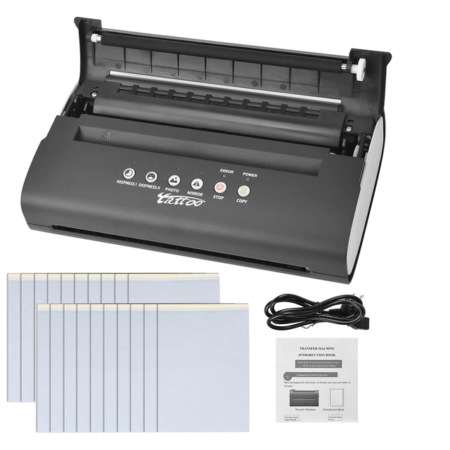 Tattoo Transfer Stencil Machine Printer Drawing Thermal Stencil Maker Tool T1D6