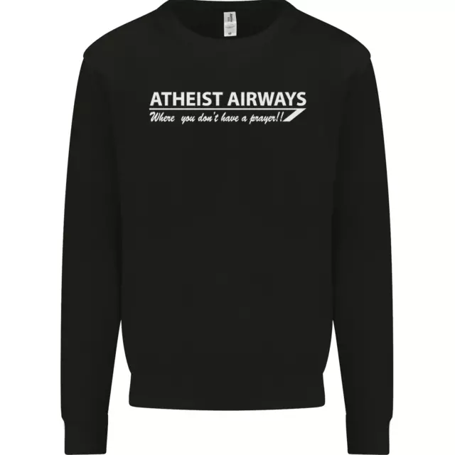 Atheist Airways Funny Atheism Mens Sweatshirt Jumper
