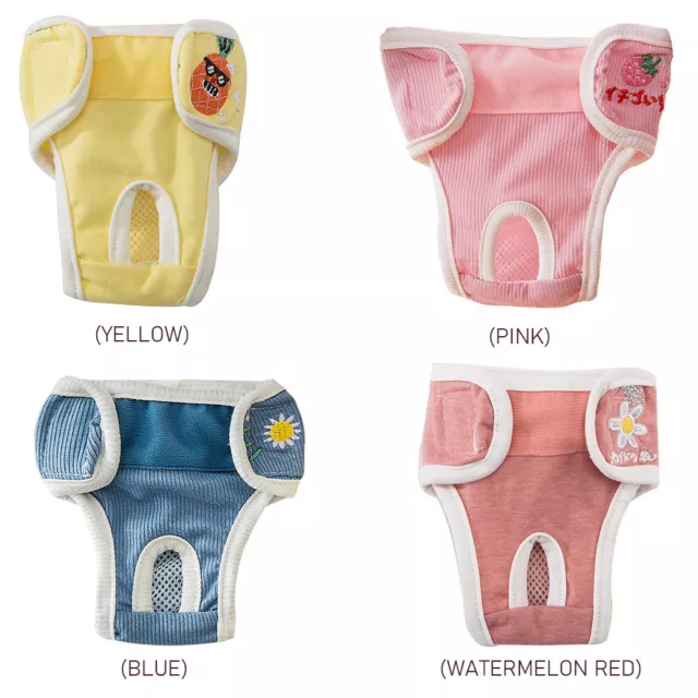 Dog Diaper Physiological Pants Sanitary Washable Female Dog Panties Shorts Brief 2