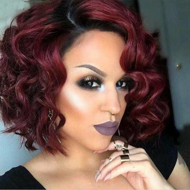 Accessories Synthetic Hair Retro Cosplay Wig Side Part Wig Short Curly Wigs
