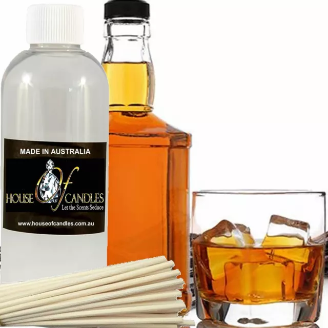 French Vanilla Bourbon Diffuser Fragrance Oil Refill Air Freshener & Reeds