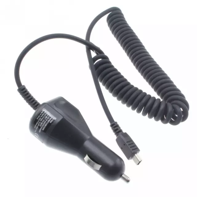 MINI-USB CAR CHARGER DC LIGHTER SOCKET PLUG-IN 12V POWER ADAPTER for CELL PHONES