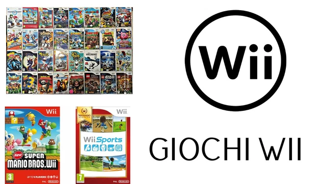 Giochi Nintendo Wii Mariokart-Pokemon-New Super Mario-Fifa Sonic E Altri Usati