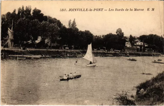 CPA AK Joinville le Pont Les Bords de la Marne FRANCE (1283418)