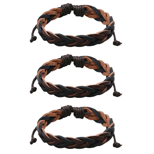 Bracciale Uomo Groumette In Oro Bianco E Giallo 18 Kt Con Zirconi Gr.30 - Foto 2