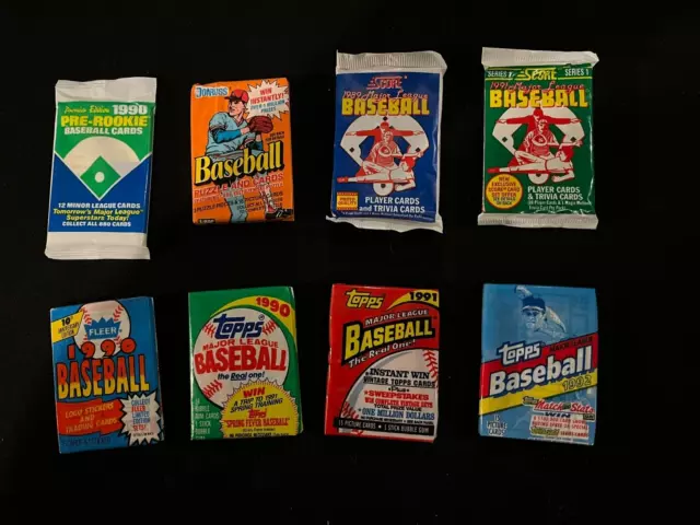 Unopened Baseball/Football Card Packs-Topps/Fleer/Score/Upper Deck-You Pick