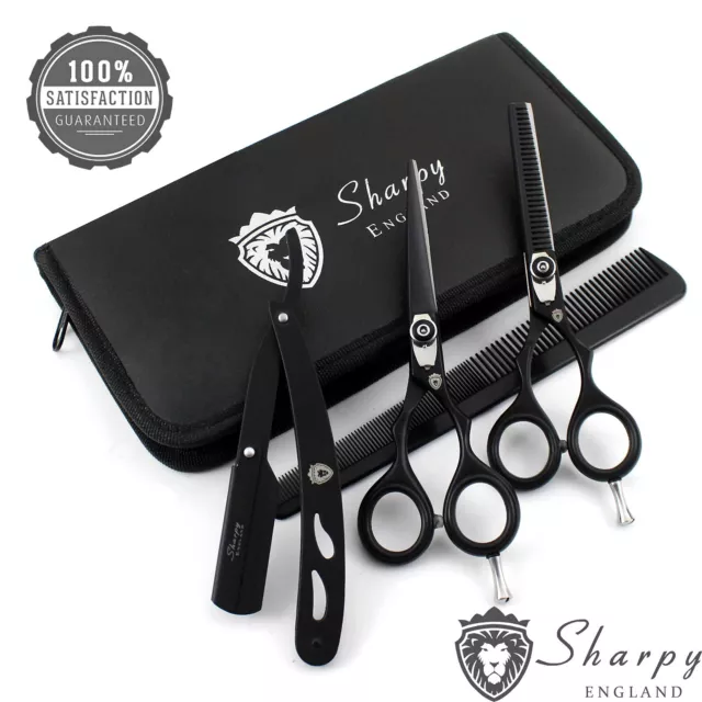 Neuf Sharpy Coiffure Coiffeur Salon Découpage Cisailles Effiler Ciseaux Set 14cm 2