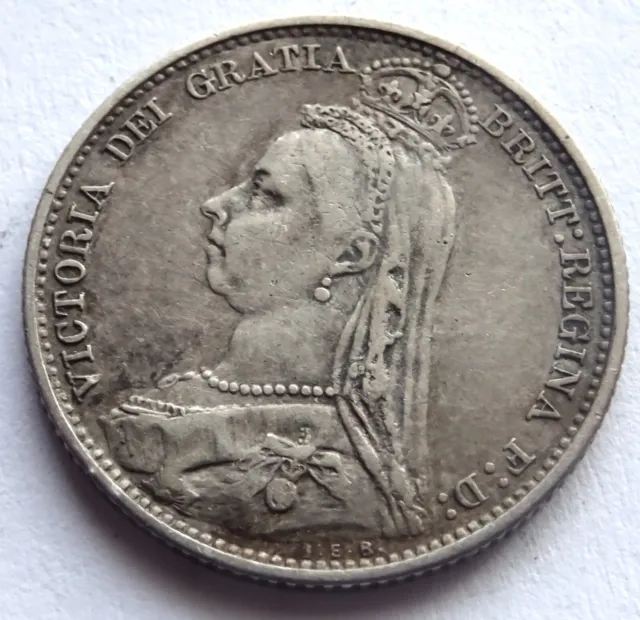 Victoria Sixpence  1837 TO 1901  ( Silver  )