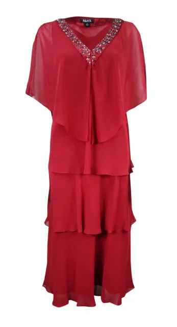 SLNY Women's Tiered Chiffon Jacket & Dress