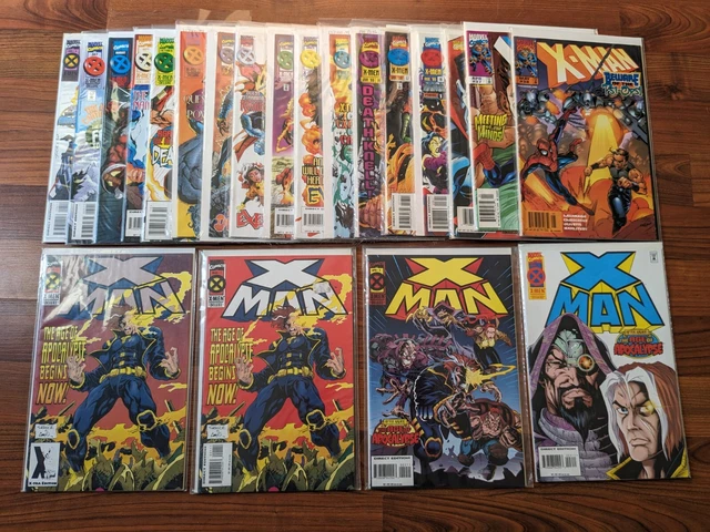 Xman Xmen Lot 21 Marvel # 1 2 3 4 5 6 7 8 9 10 11 12 13Uncanny Age of Apocalypse