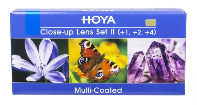 HOYA HMC +1/+2/+4 Close up Set II, Macro 40.5- 82mm Makrolinsen Nahlinsen Makro