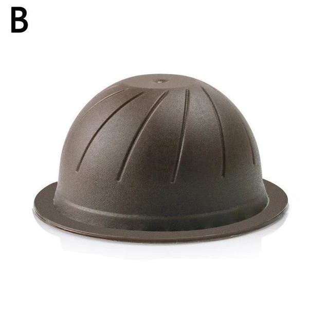 Brown Reusable Coffee Capsule For Nespresso Vertuo Vertuoline Refillable Pods E6