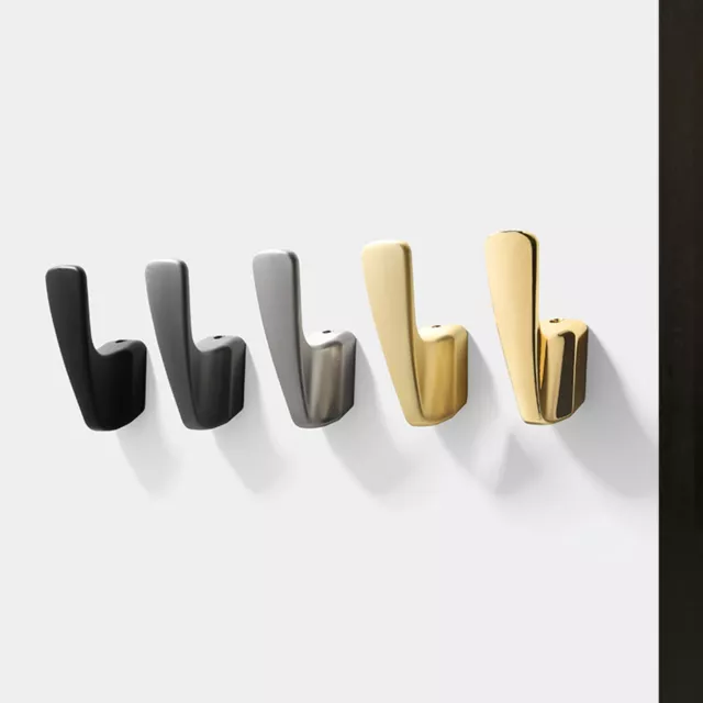 Gold Luxury Wall Hooks Single Clothes Hook Bedroom Living Parlor Coat Robe Hook