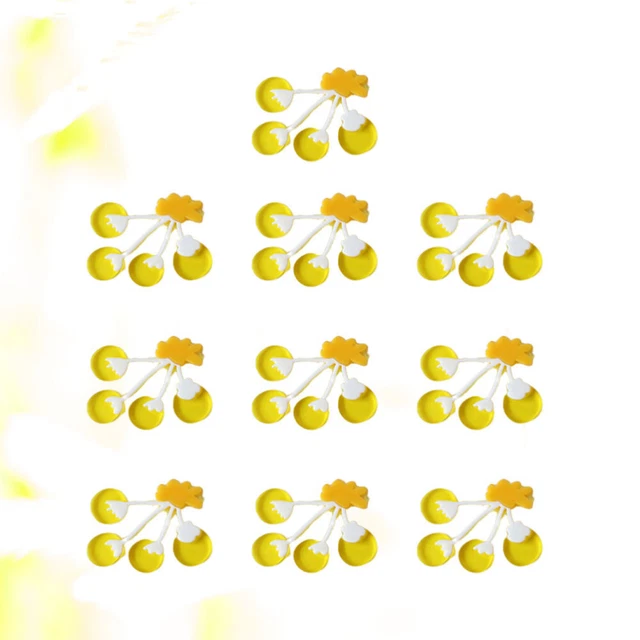 10 PCS Flatback Embellishment Flower Earring Charms Acrylic