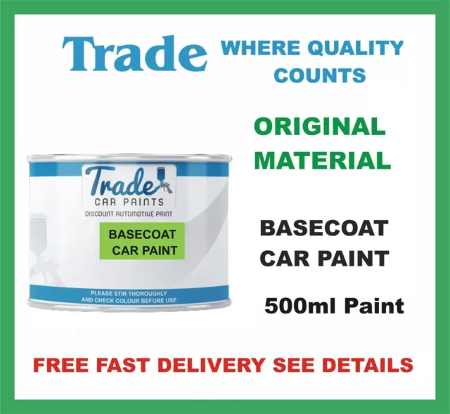 DAF Basecoat Car Paint ANY COLOUR TO MATCH YOUR CAR COLOUR / CODE - 500ml