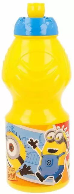 Minions Despicable Me Bouteille Plastique Résistante 400ml École, Loisirs