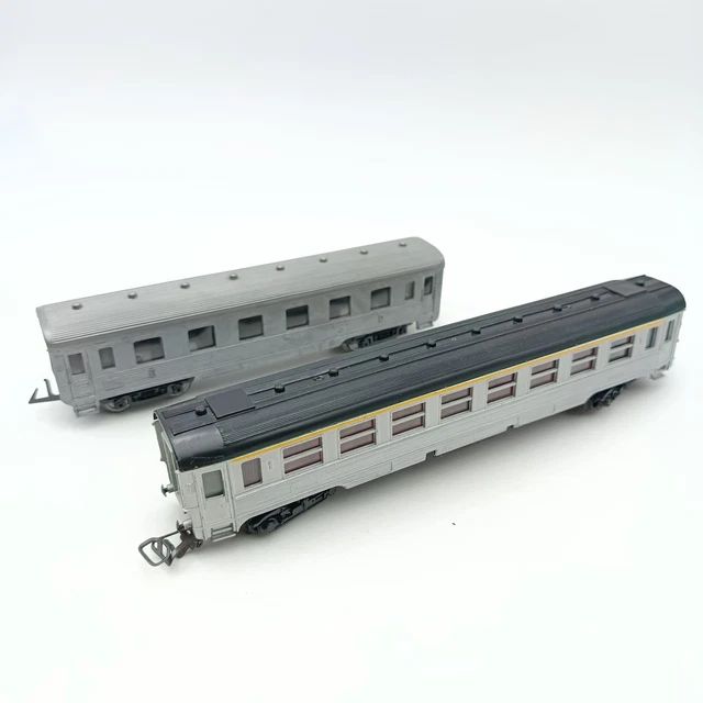 Lot De 4 Wagons HO Jouef - Fourgons Et Voyageurs - SNCF & DB (Occasion, Bon état)