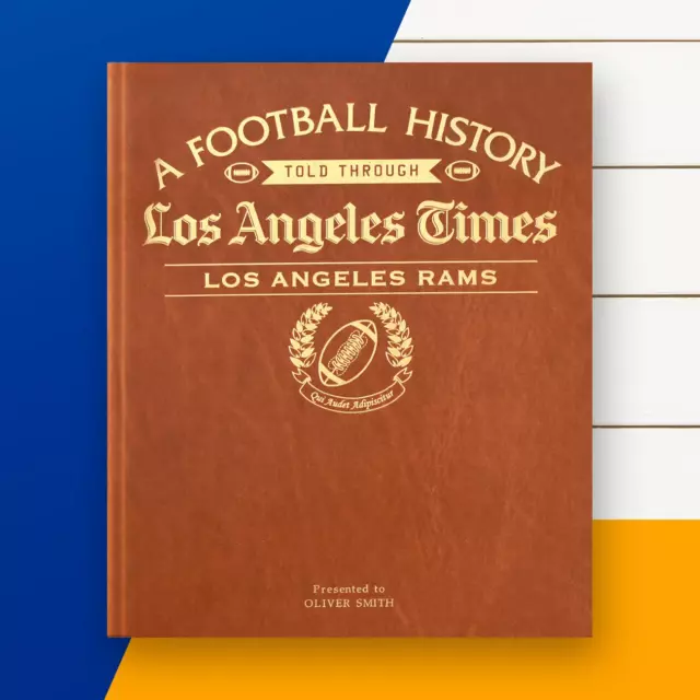 Los Angeles Rams NFL American Football LA Rams Newspaper History Gift Fan Book