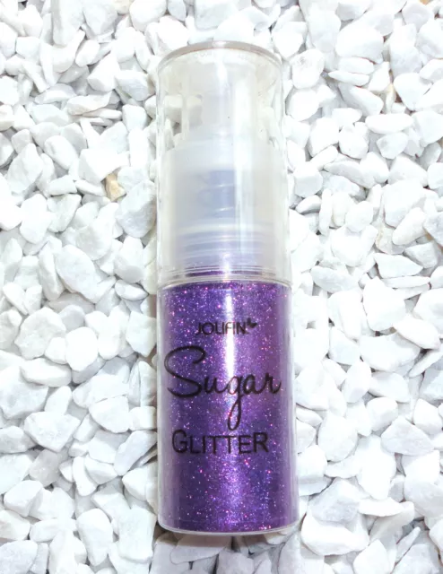 Jolifin Sugar Glitter Sprühflasche Farbe Purple  Nailart Nagelstudio  Top Nails