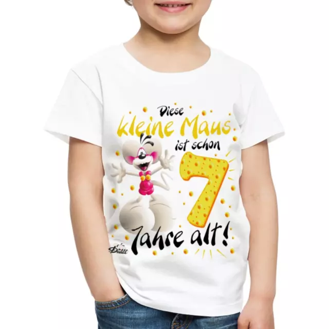 T-shirt premium Diddl mouse 7° compleanno bambini