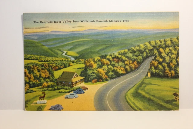 Postcard The Deerfield River Valley From Whitcomb Summit Mohawk Trail MA