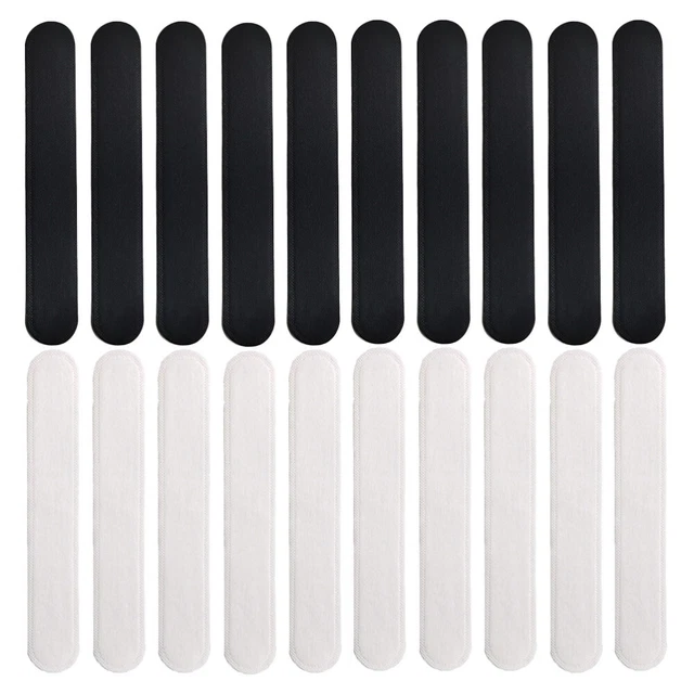 40 Pcs Non-woven Fabric Hat Pad Sweat Men Women Liner Collar Sweatband