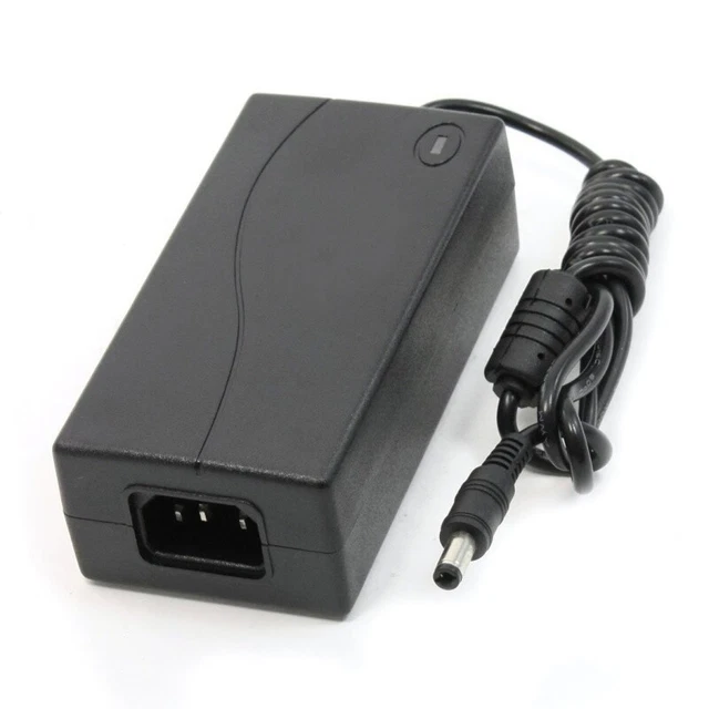 Input AC 100-240V 50/60Hz Output DC 12V 4A Power Adapter Black Y9Z5