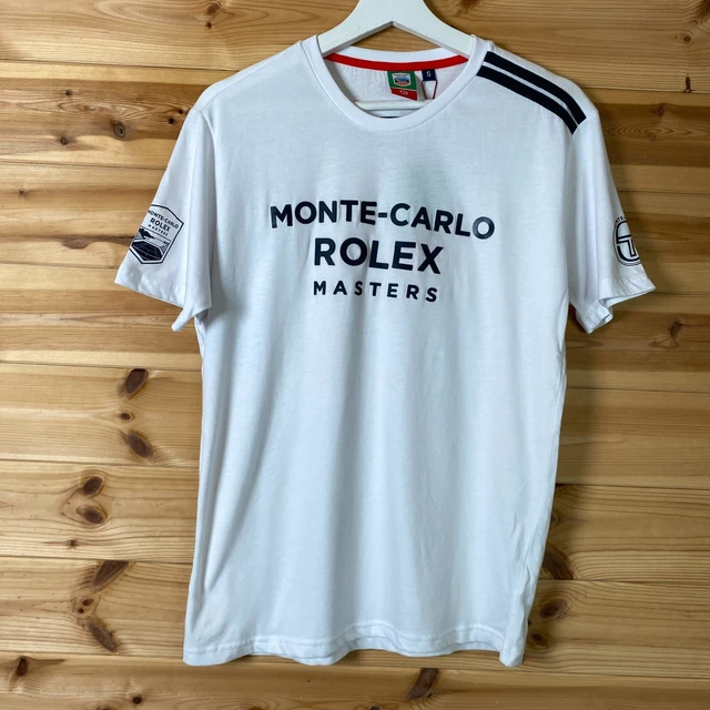 Sergio Tacchini T Shirt Rolex Monte Carlo Masters White Small