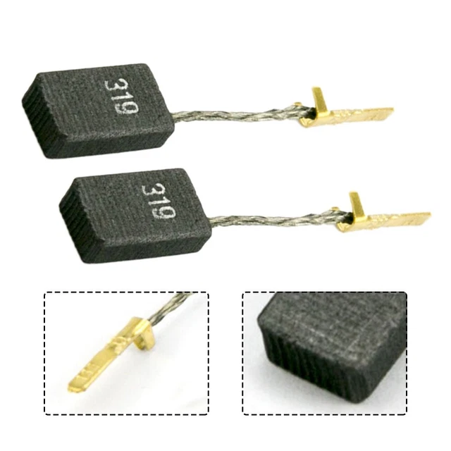 Spazzole In Carbonio Per Smerigliatrice - 4 Pezzi, Compatibili Con Black &amp; Decker CD110, CD115, KG900