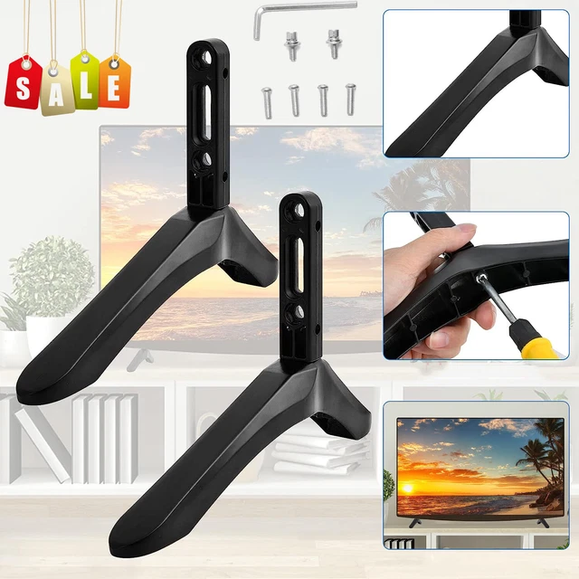 TV STAND LEG TV Base Pedestal Feet Desk Top Pedestal Mount 3265" for