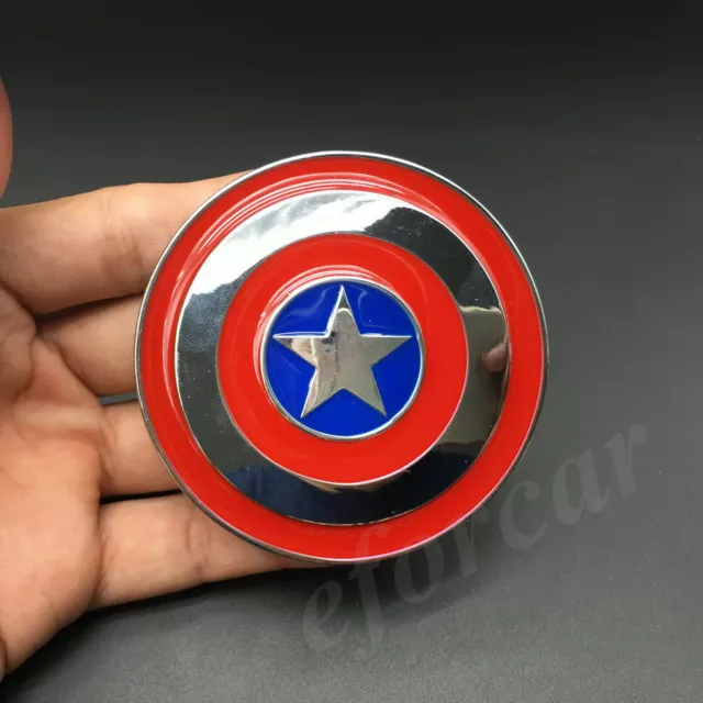 3D Metal Captain America Shield Car Auto Trunk Rear Emblem Badge Decal Stickers