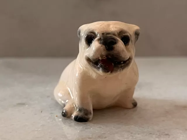 Hardie Arnita Boxer bulldog  Puppy Dog Figurine California Pottery