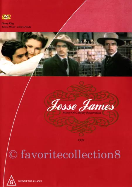 Jesse James (1939) - Tyrone Power, Henry Fonda, Nancy Kelly (Region All)