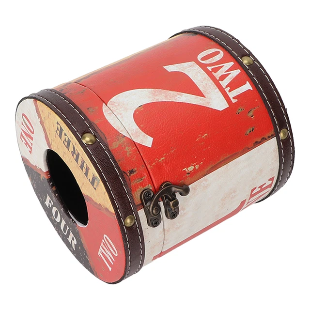 Facial Tissue Dispenser Exquisite Pattern Decoration Retro Tissue Box