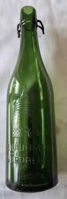 Sehr alte Bierflasche mit Bügelverschluss - Brauhaus Nürnberg